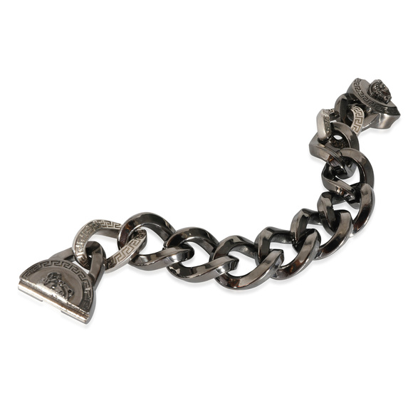 Versace Medusa Palladium Plated Chain Bracelet - Picture 3 of 3